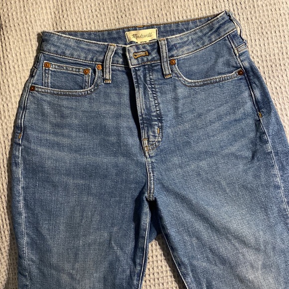 Madewell Womens the Curvy Perfect Vintage Crop Jean Sandford Wash 26P Petite - Picture 3 of 8